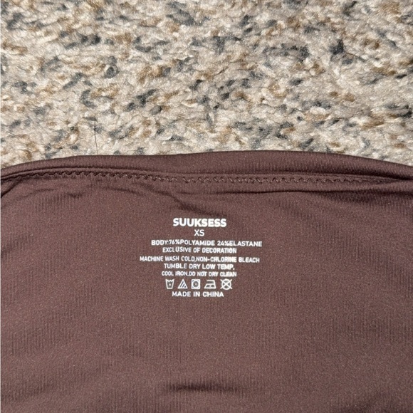 Women’s Brown Halter Tank Top - Picture 6 of 6